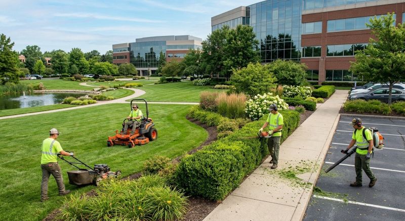 Corporate Lawn Maintenance Service