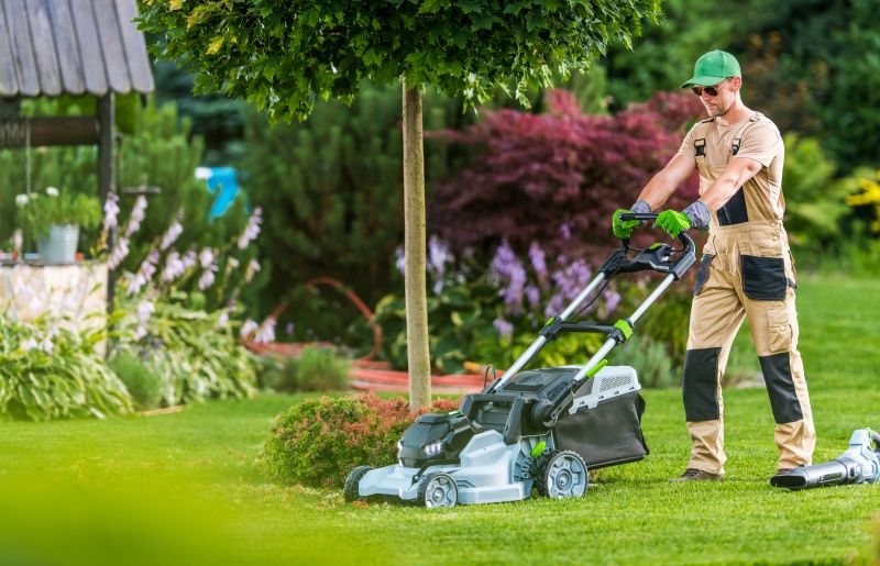 Local Corporate Lawn Maintenance pros at work